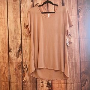 NWT mauve solid pink classic t